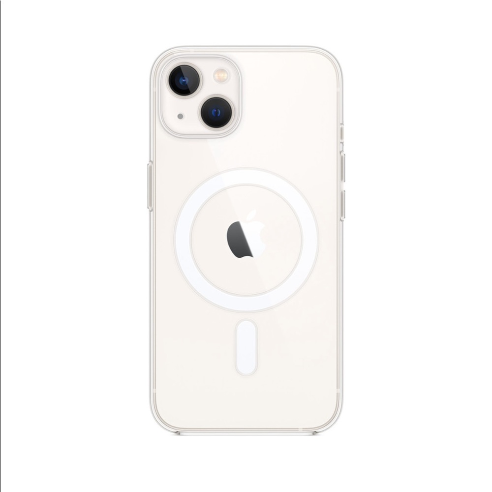 Brand new Clear Apple case! Works on wireless charger